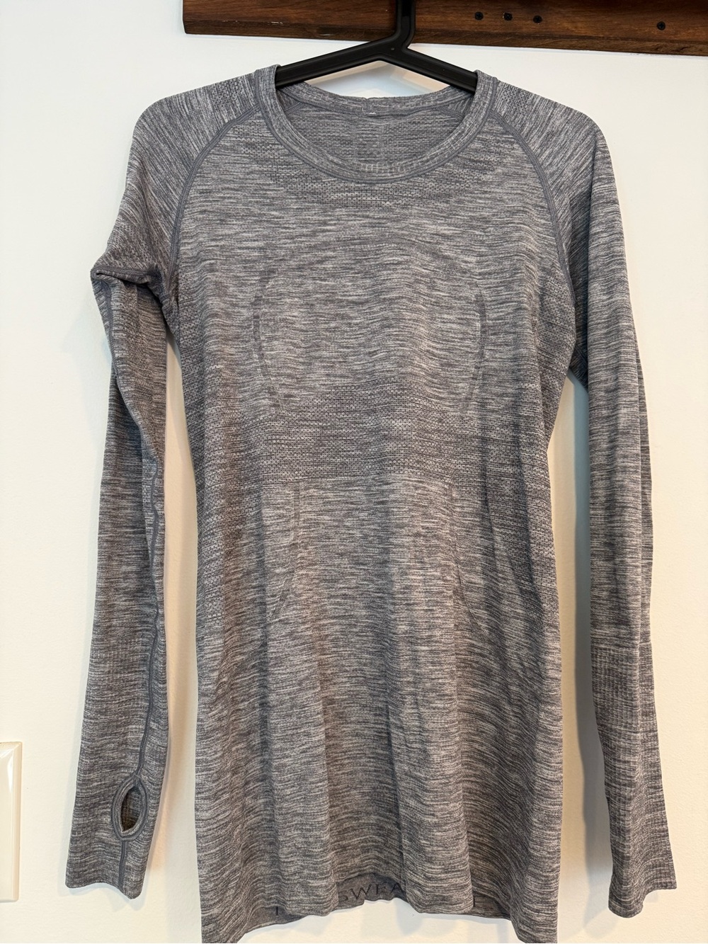 lululemon athletica Heather Gray Swiftly Long-Sleeve